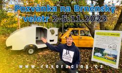 Pozvánka na Brněnský veletrh obytných aut 2.-5.11.2023, kde uvidíte UOVO 300